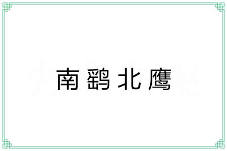 南鹞北鹰